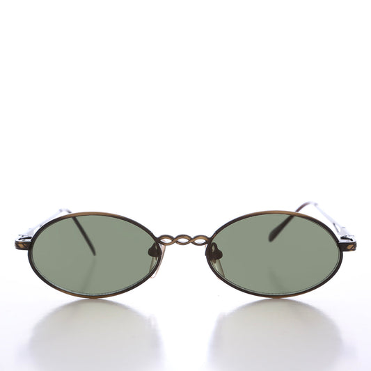 90s Fancy Oval Sunglasses - Fairburn