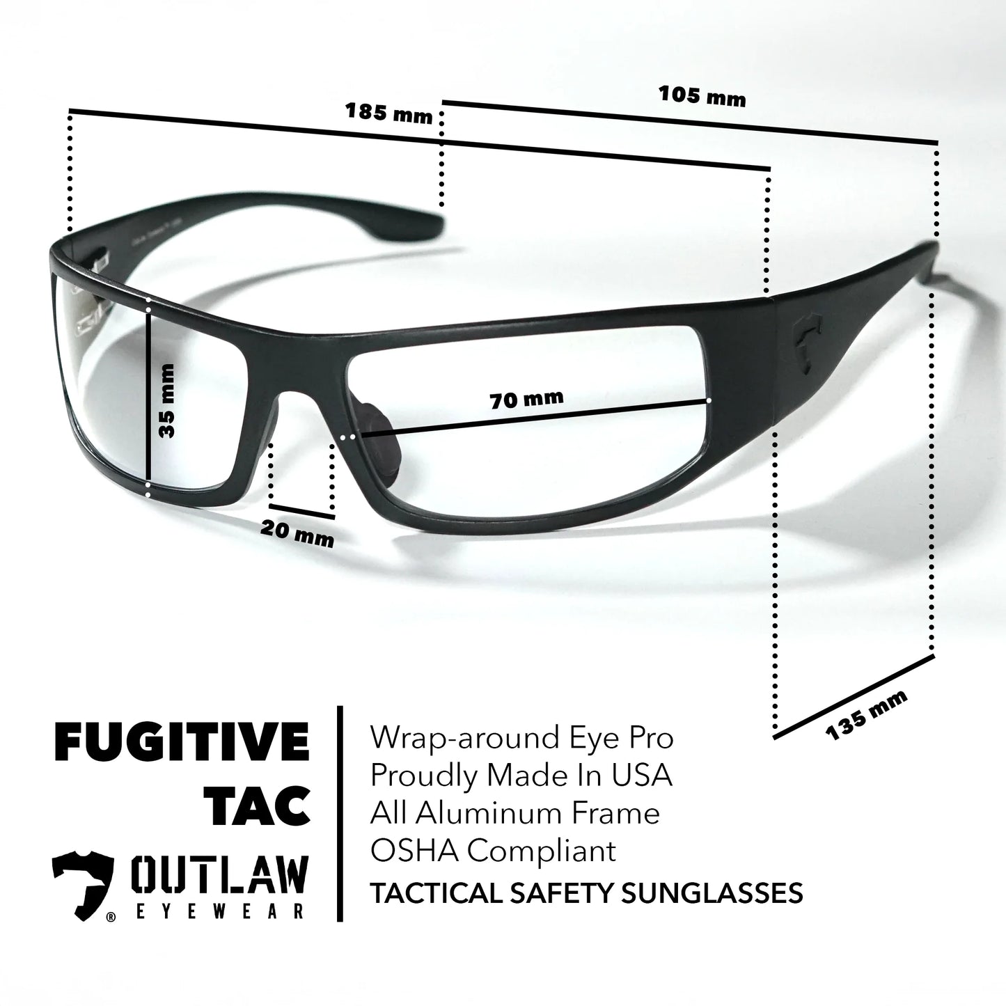 Fugitive TAC Ballistic Black 2 Pack Bundle
