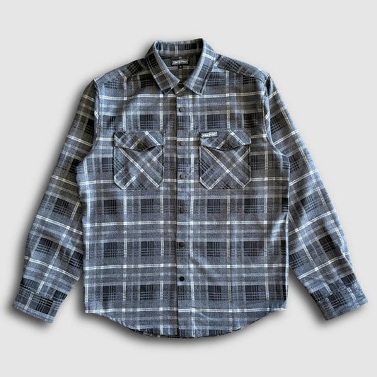 Highland Tech Flannel - Dark Heather Gray/Black