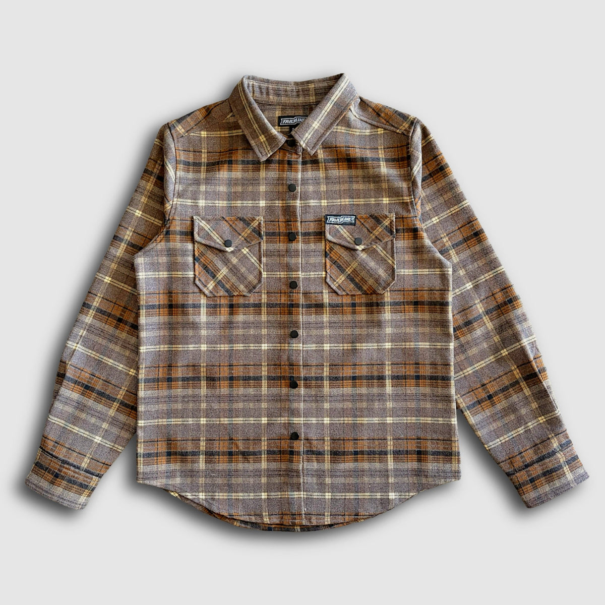 Women's Highland Tech Flannel - Heather Brown/Tan