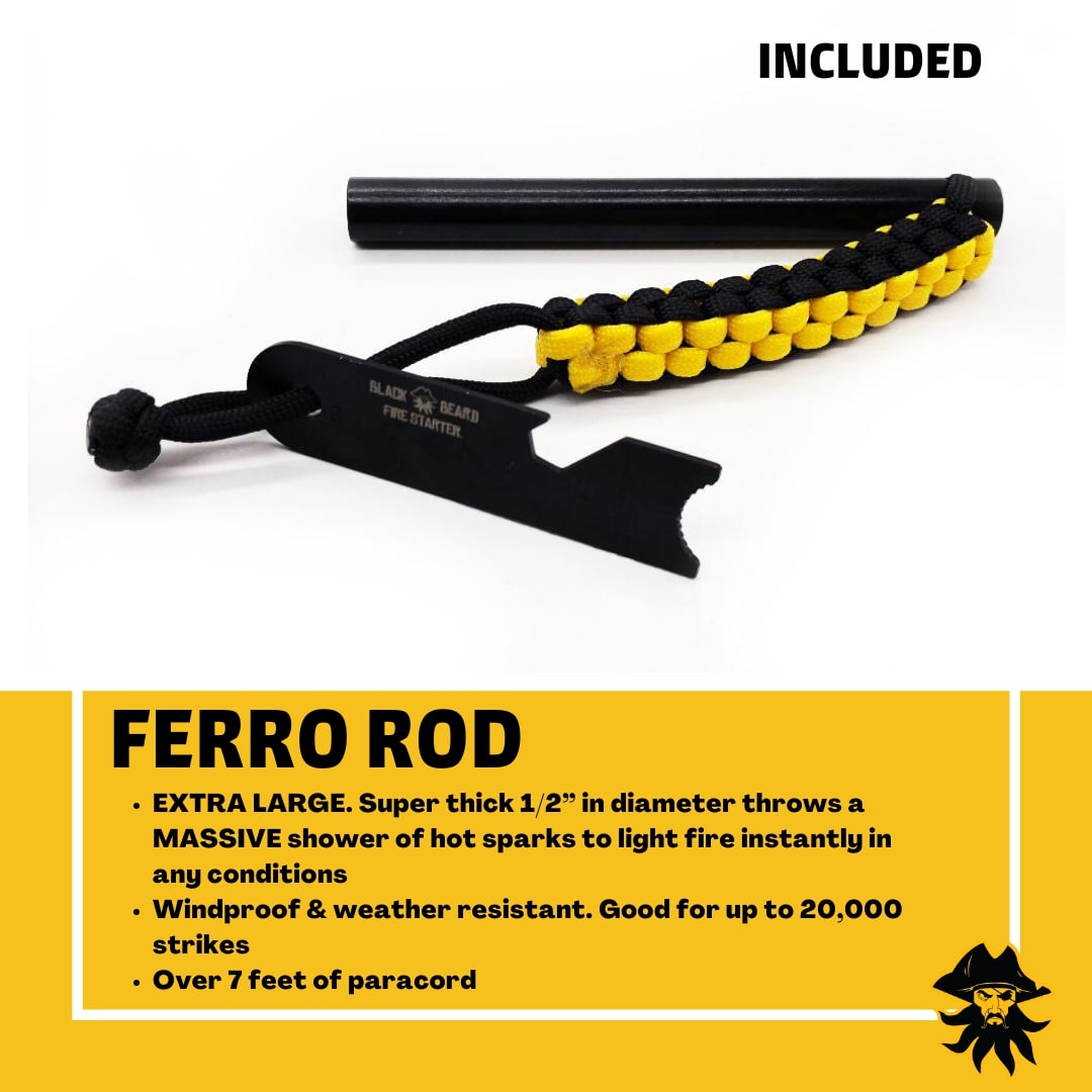 Black Beard Fire Plug Kit | Fire Starter Kit Black Beard Fire Starters