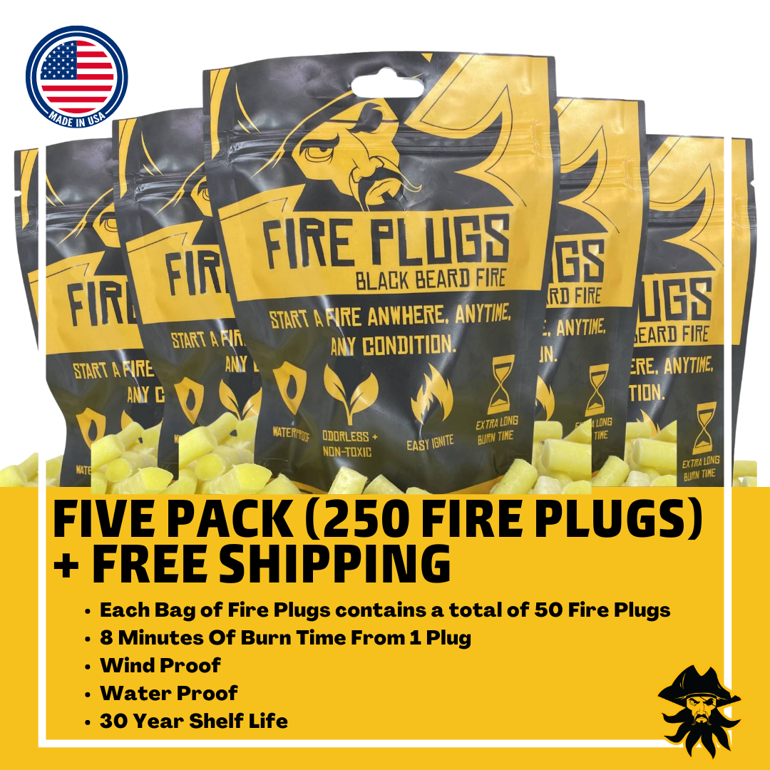Fire Plugs - Fire Starter Tinder Black Beard Fire Starters
