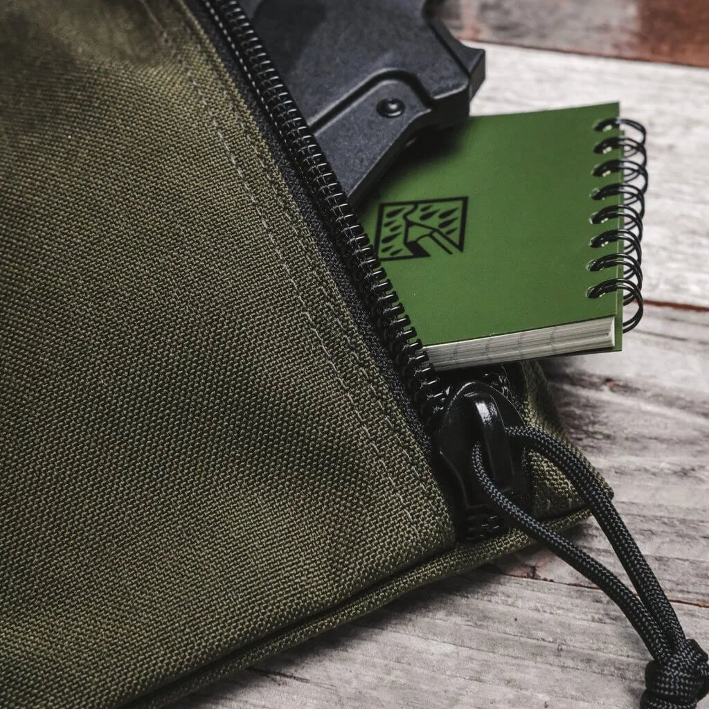 Flat Zippered Gear Pouch - Medium