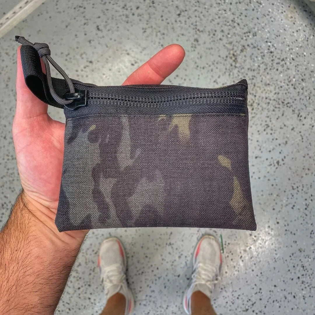 Flat Zippered Gear Pouch - Medium