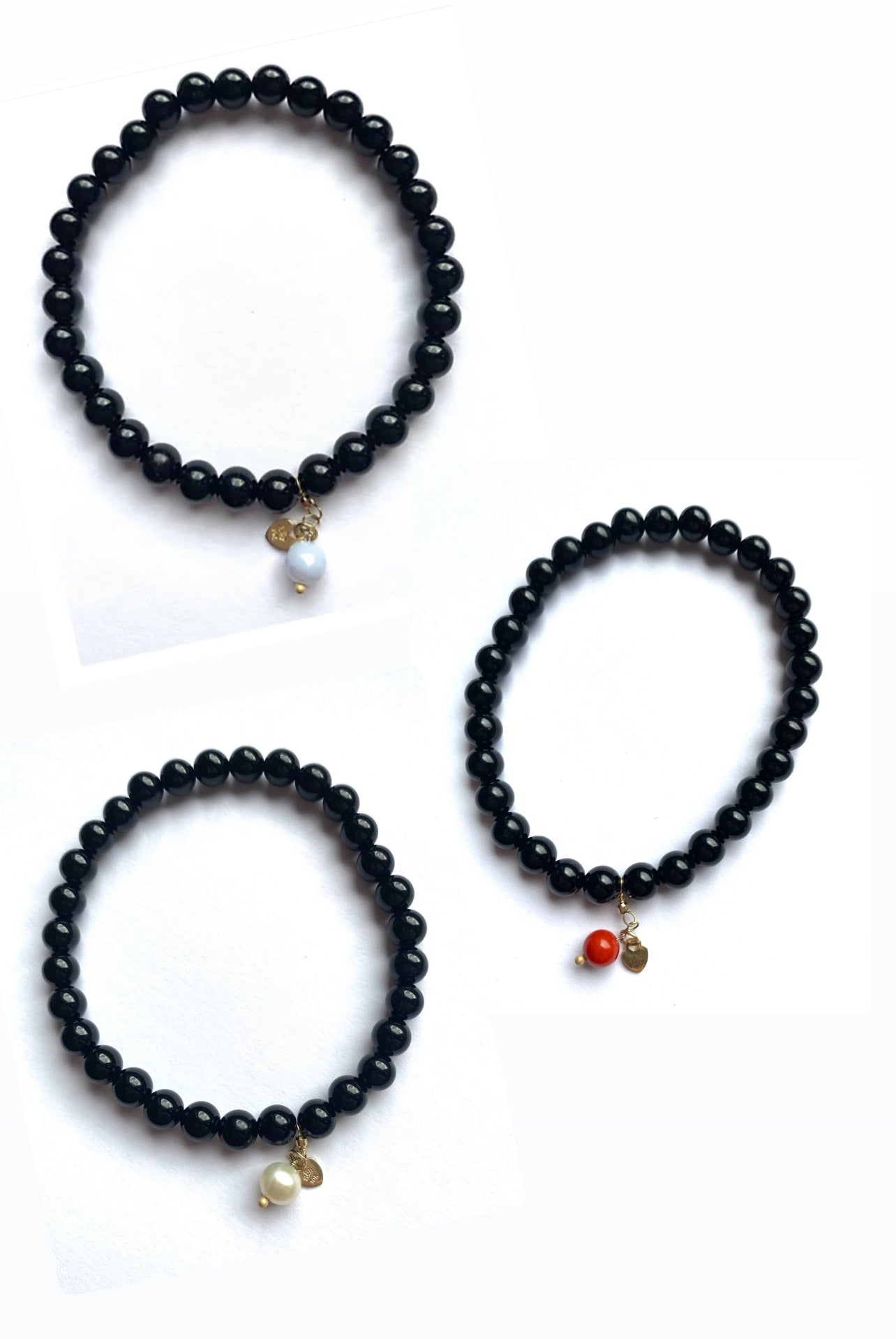 STACK-EM Bracelets 10K Gold and Gemstone