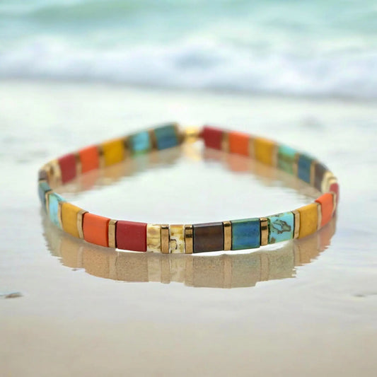 STAINED - Tila Bead Bracelet | Single Mack & Rex