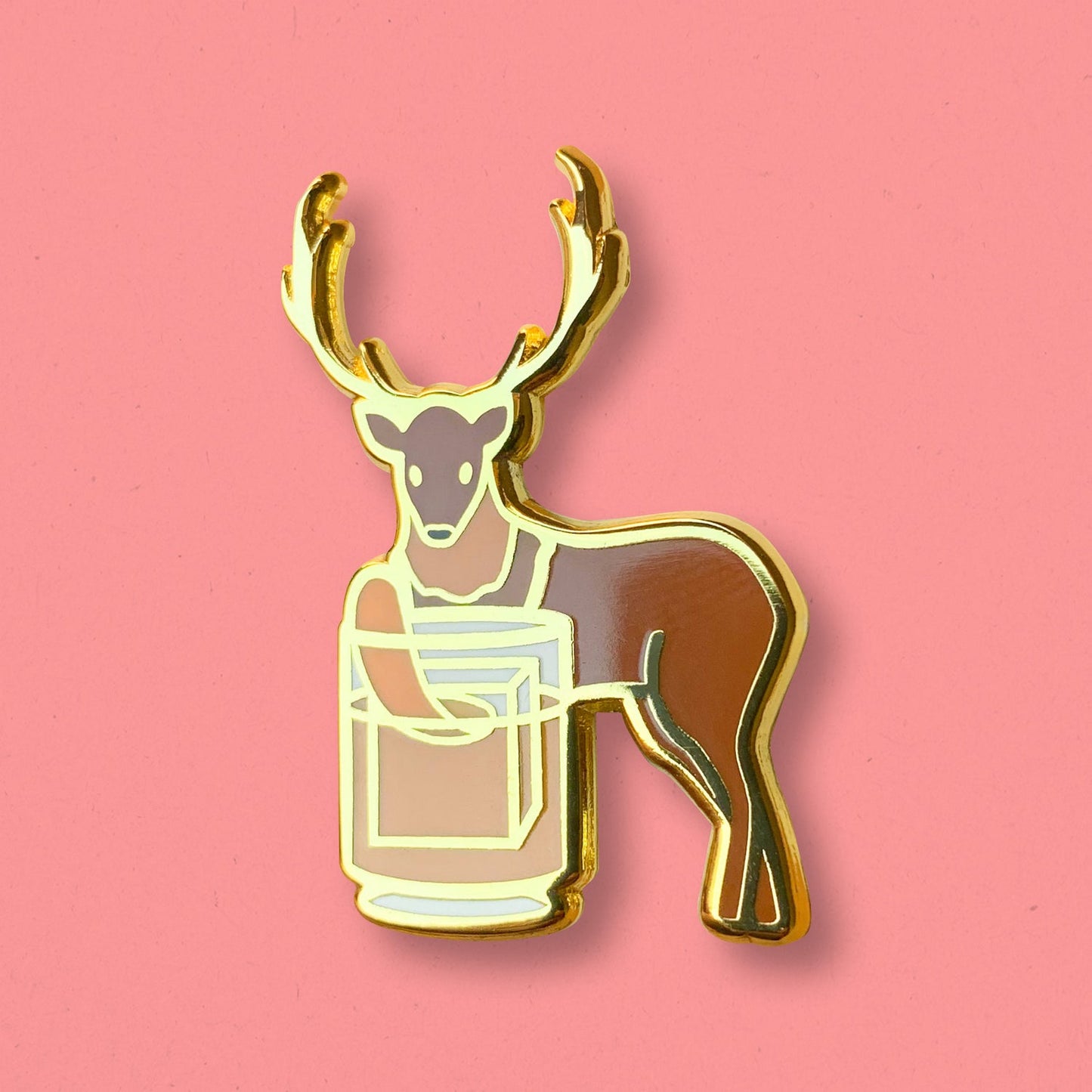 Deer x Old Fashioned Pin