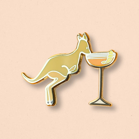 Kangaroo x Sidecar Pin