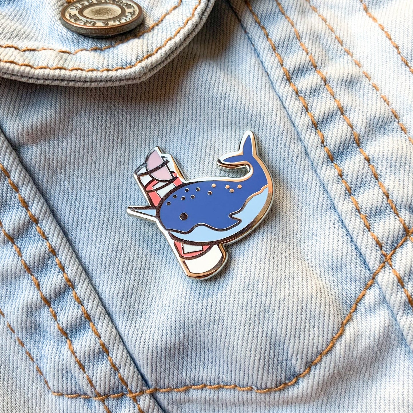 Narwhal x Paloma Pin