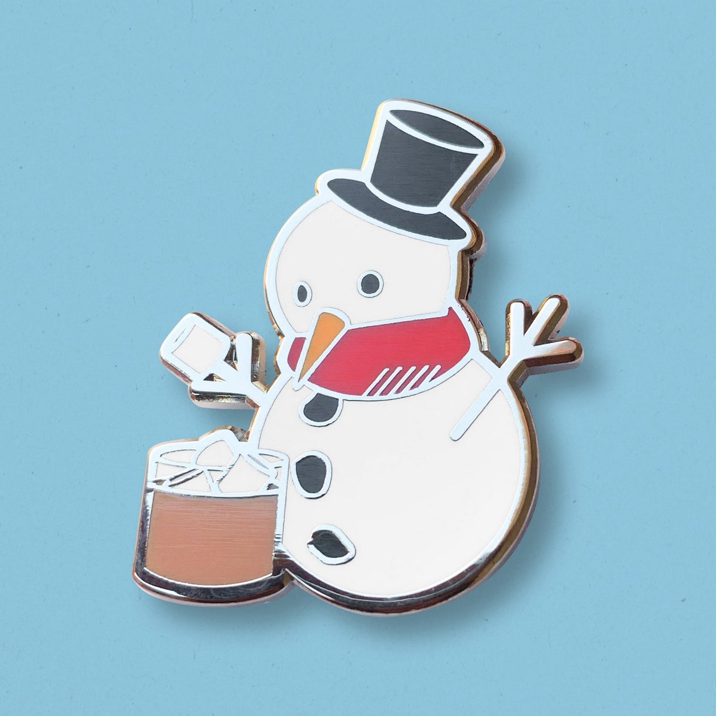 Frosty Snowman x Christmas Chocolate Pin