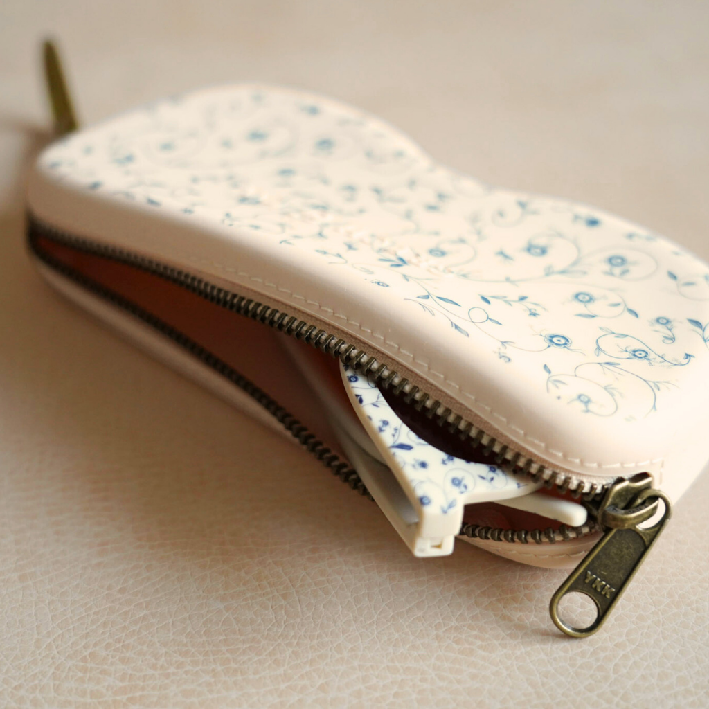 Zip + Go Case | Soft Silicone | Scandi Floral