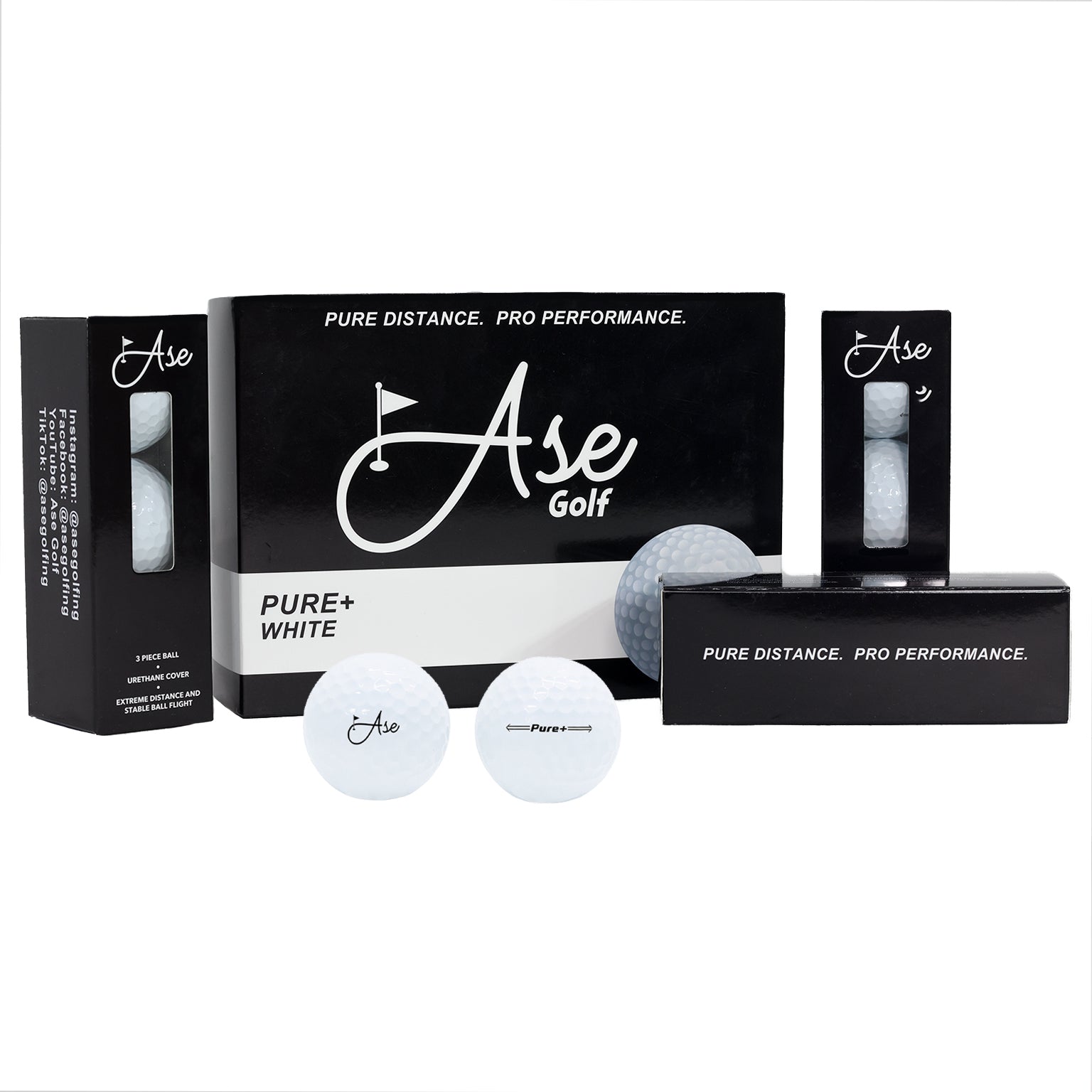 Ase Pure+ Golf Ball – Engineered