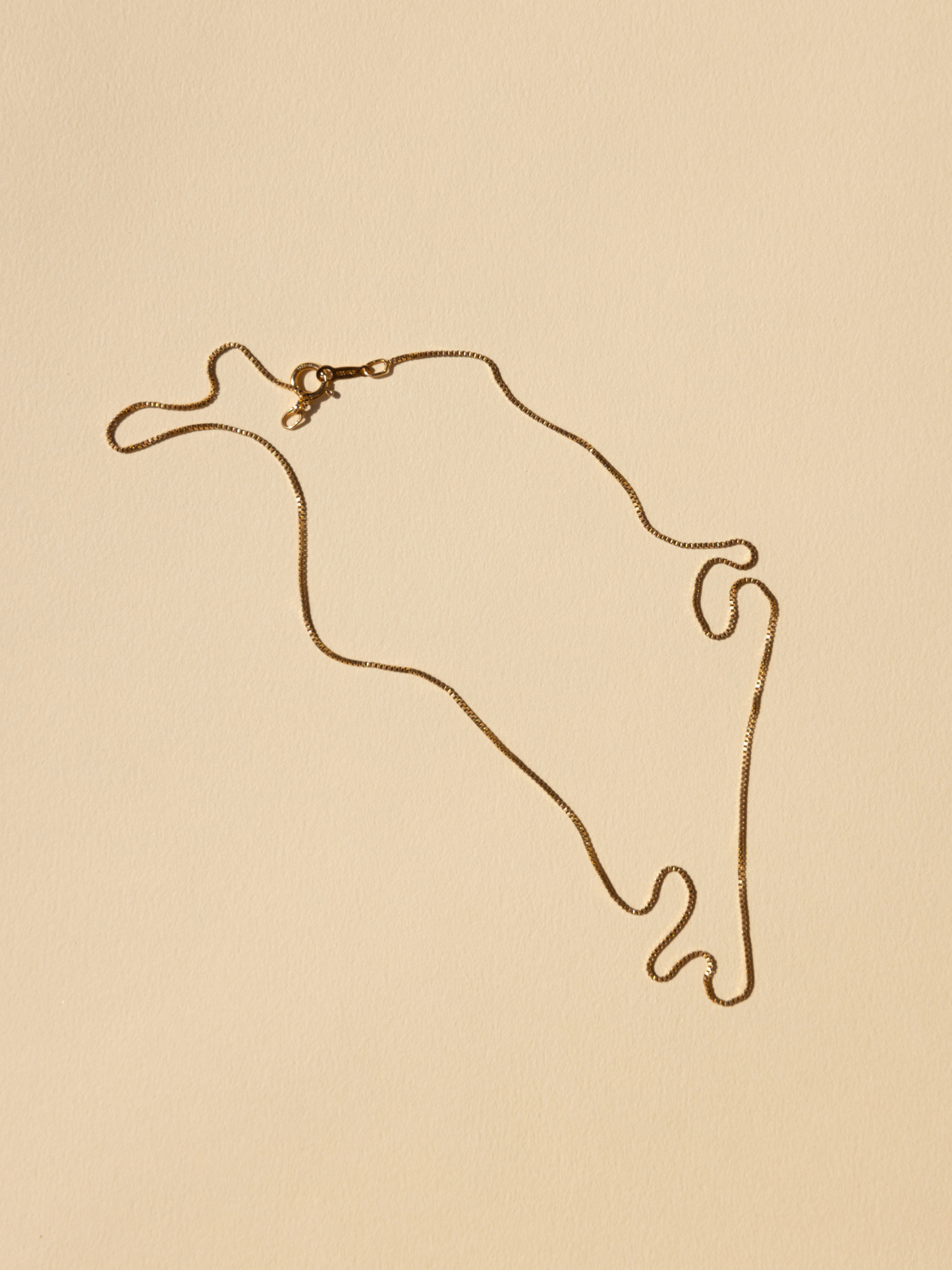 Delicate Staple Box Chain - Gold Filled