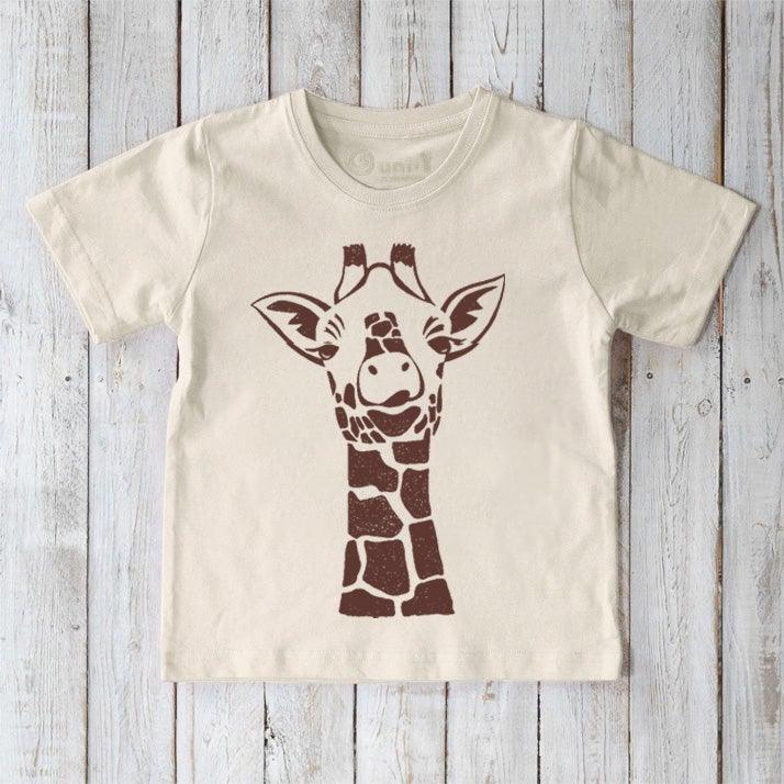"Giraffe" Animal Lover T-Shirt for Kids