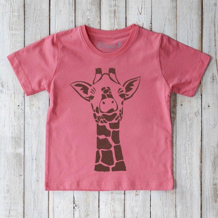 "Giraffe" Animal Lover T-Shirt for Kids