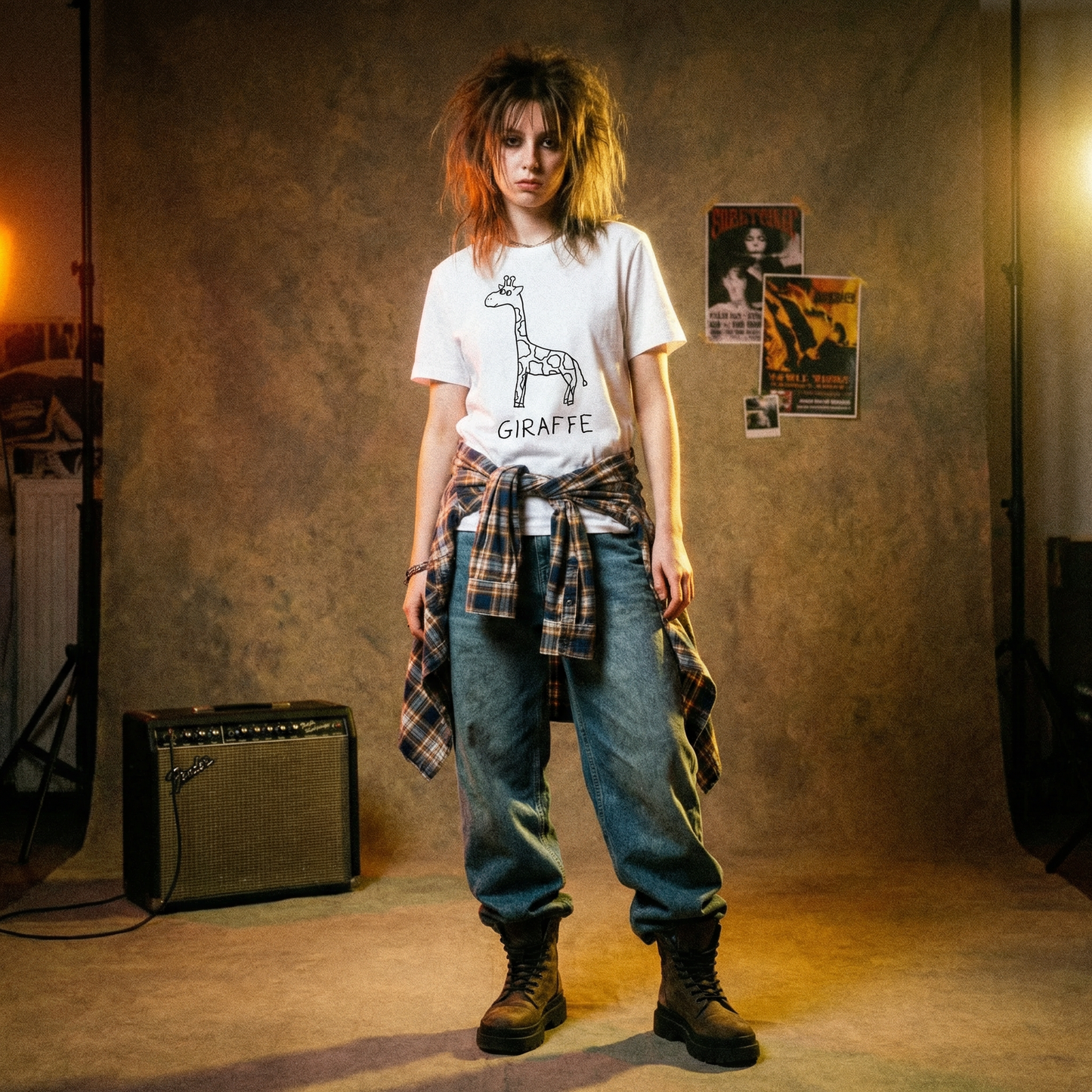 Giraffe - Women's Fitted Tee