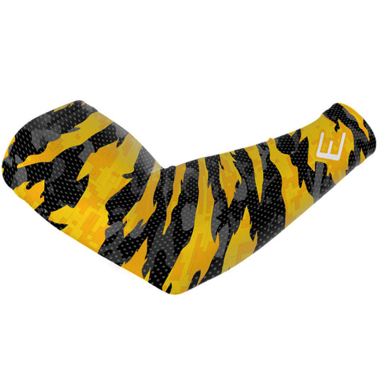 Gold Fierce Arm Sleeve Elite Athletic Gear