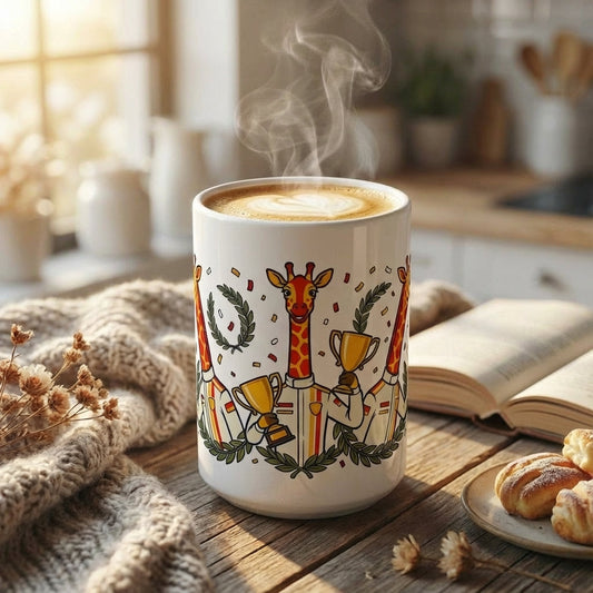 Grand Prix Giraffes - Victory Lane Celebration - 15oz Mug