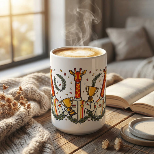 Grand Prix Giraffes - Victory Lane Celebration - 15oz Mug