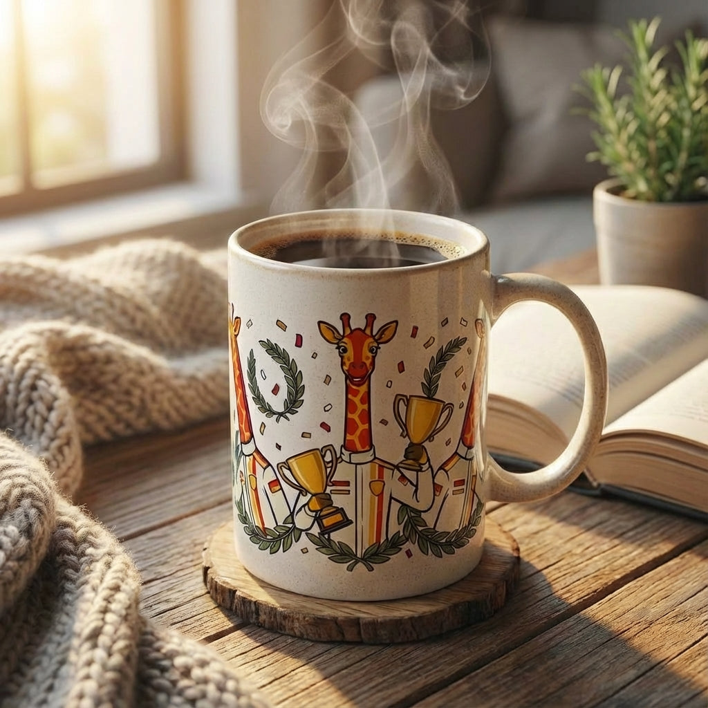 Grand Prix Giraffes - Victory Lane Celebration - 15oz Mug