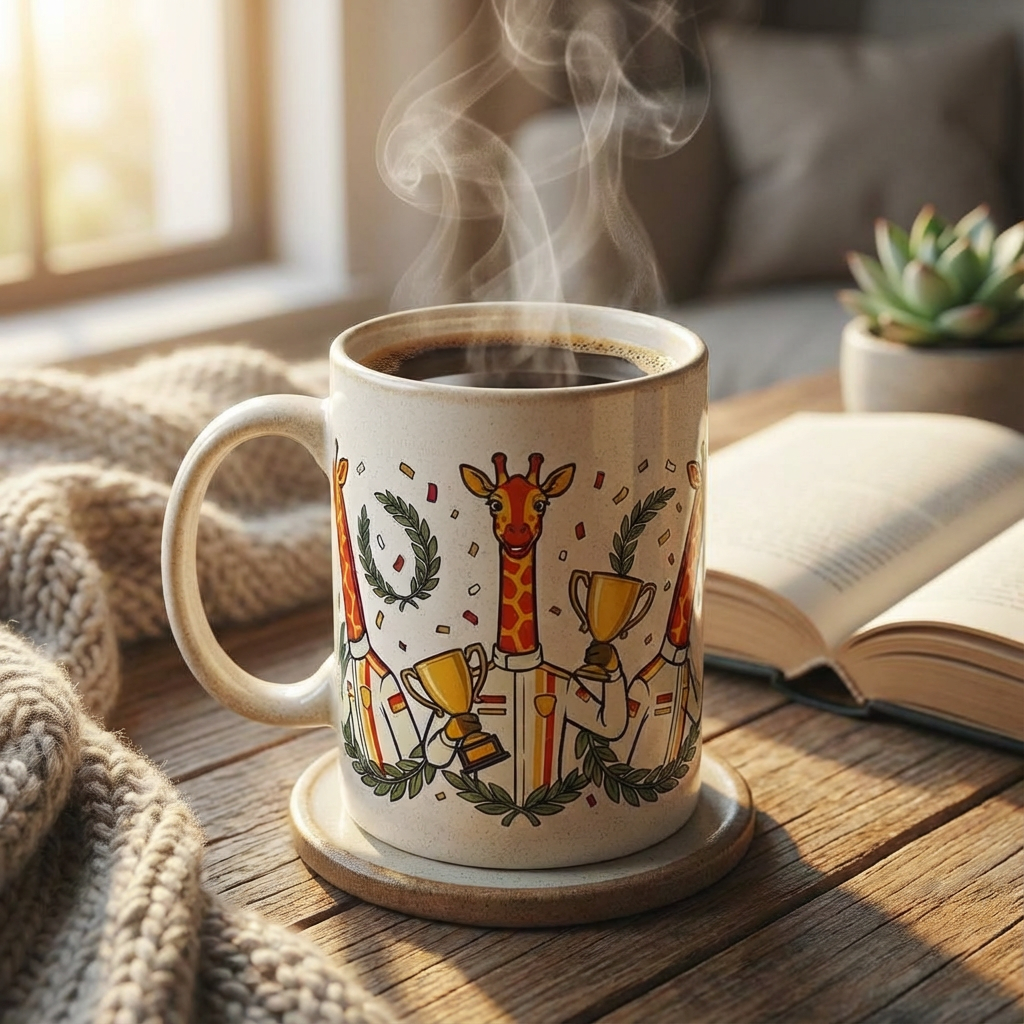 Grand Prix Giraffes - Victory Lane Celebration - 15oz Mug