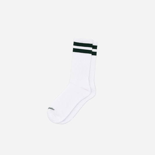 Ivy Green Varsity Striped Socks