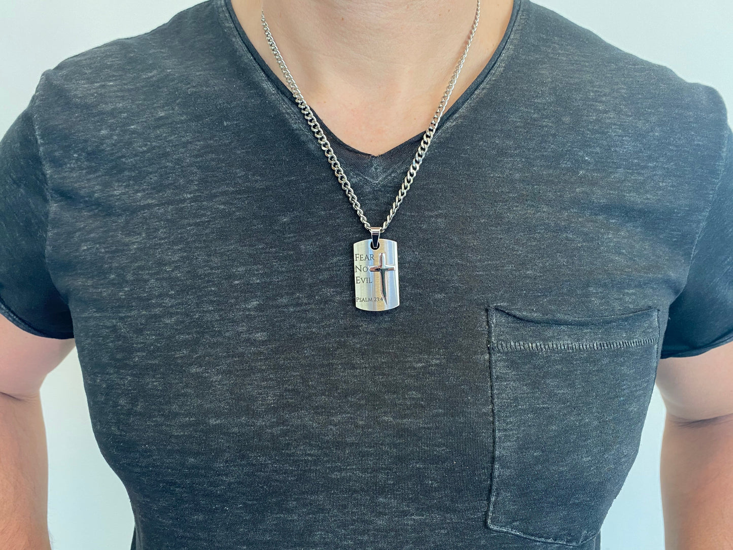 Guardian Shield Cross Necklace