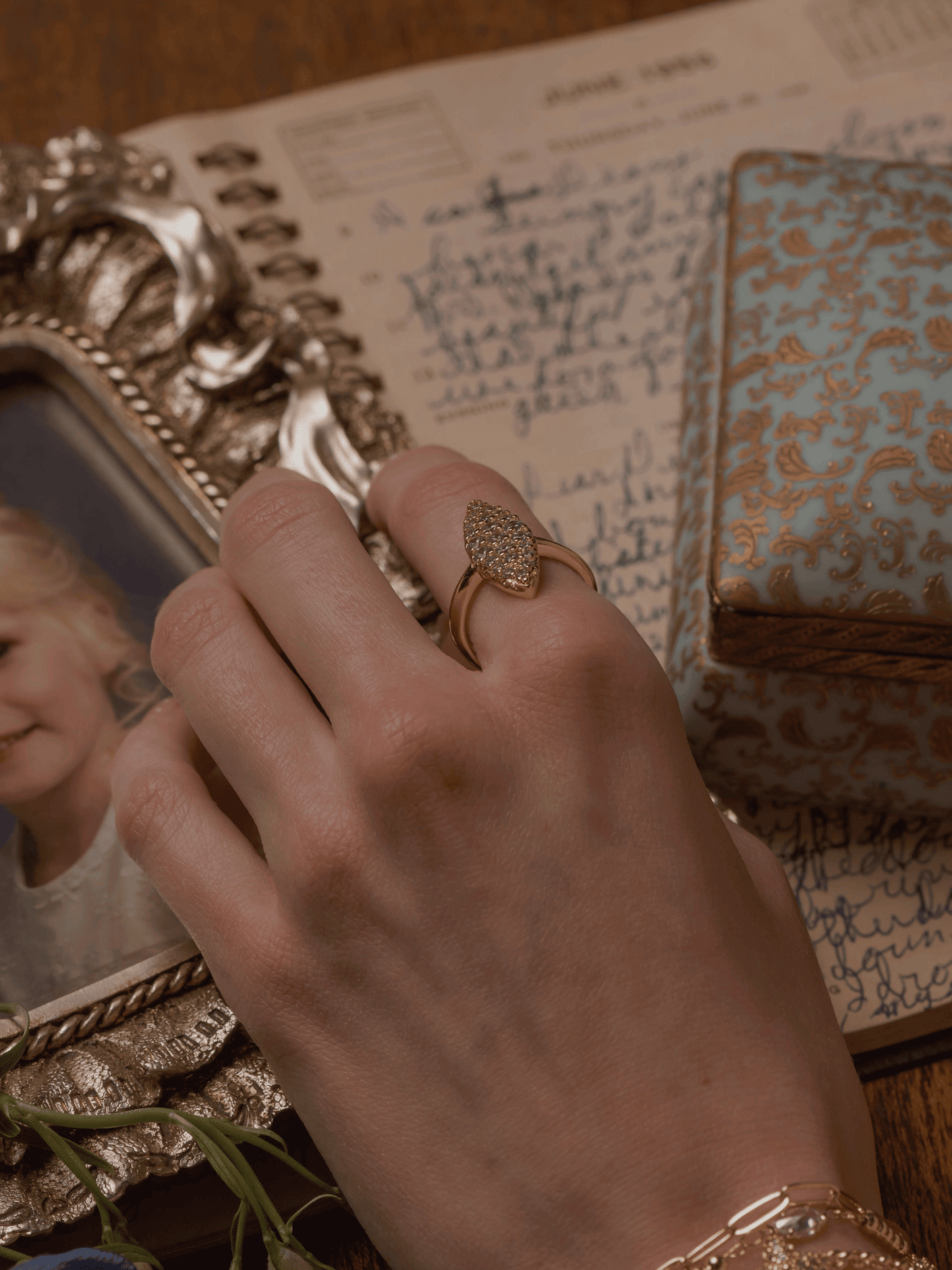 Her Pave Ring