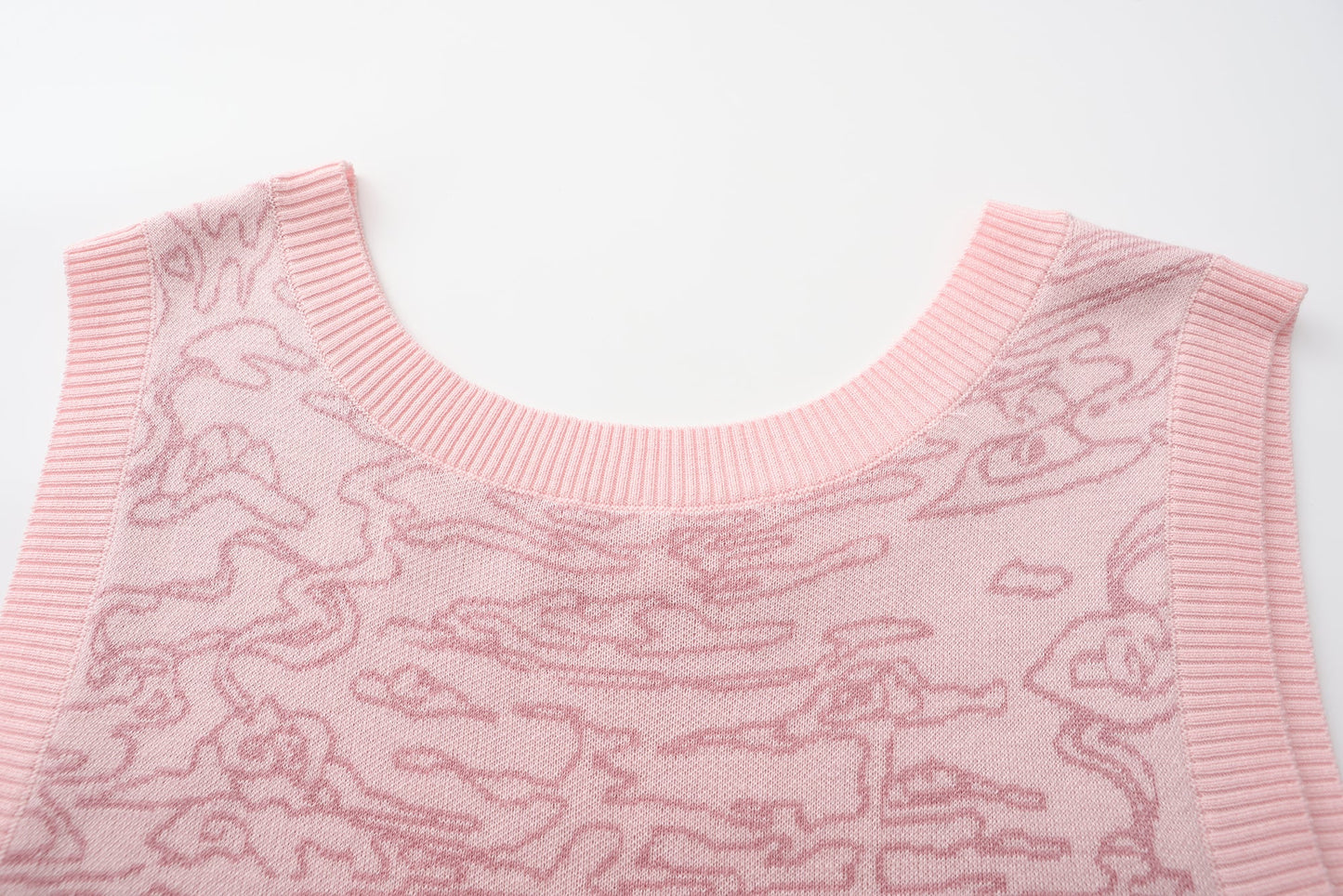 Cai Double Sided Jacquard Sweater Vest