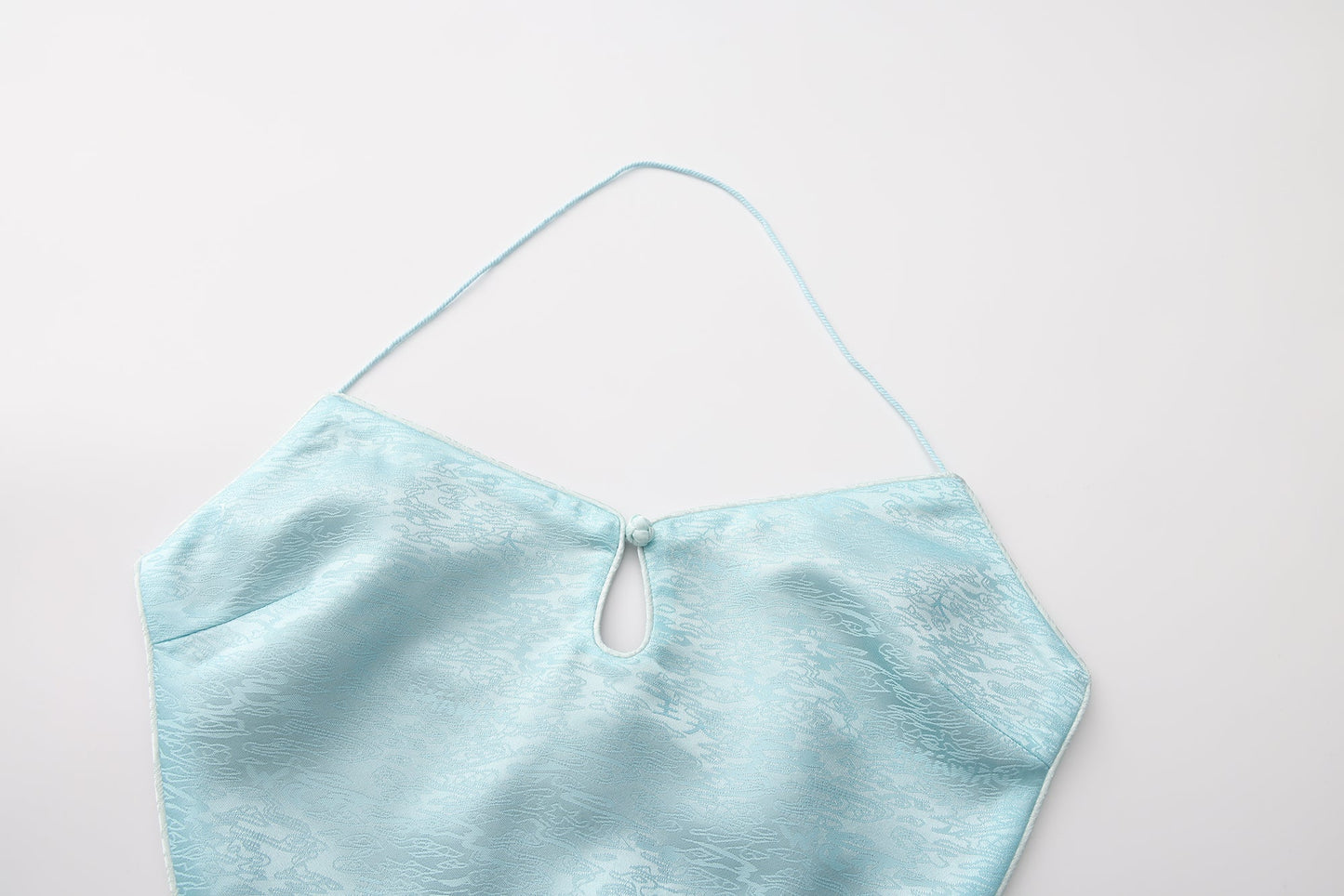 Dong Cropped Reversible Apron Top Elixir Blue