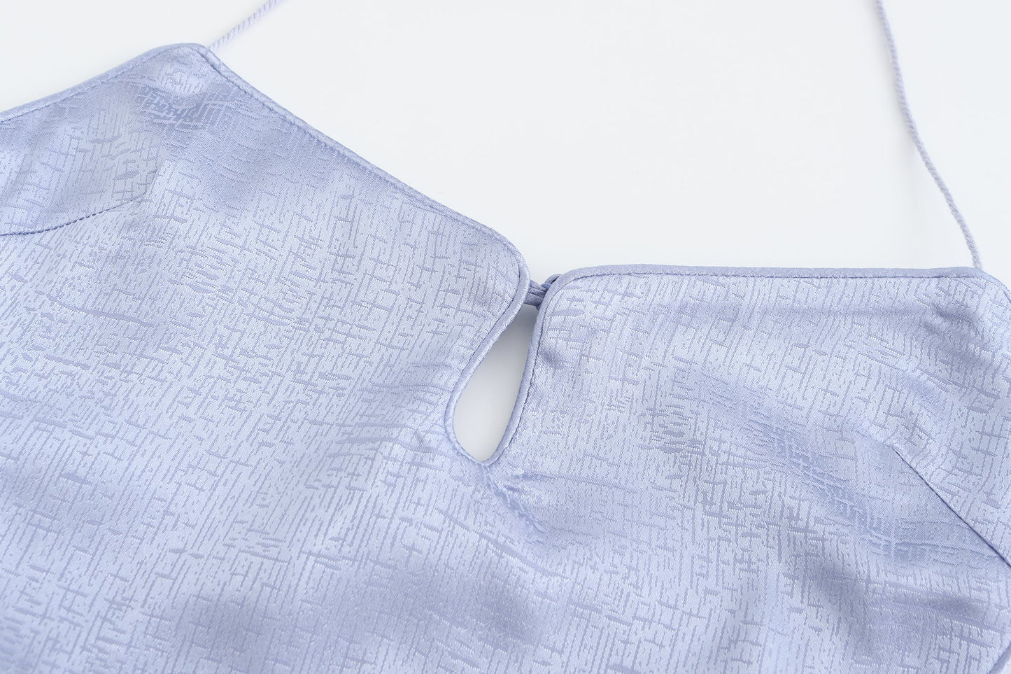 Dong Cropped Reversible Apron Top Periwinkle/Blue