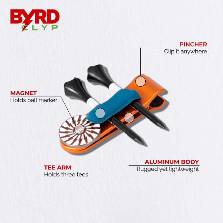 THE BYRD GOLF CLYP ☆ Red