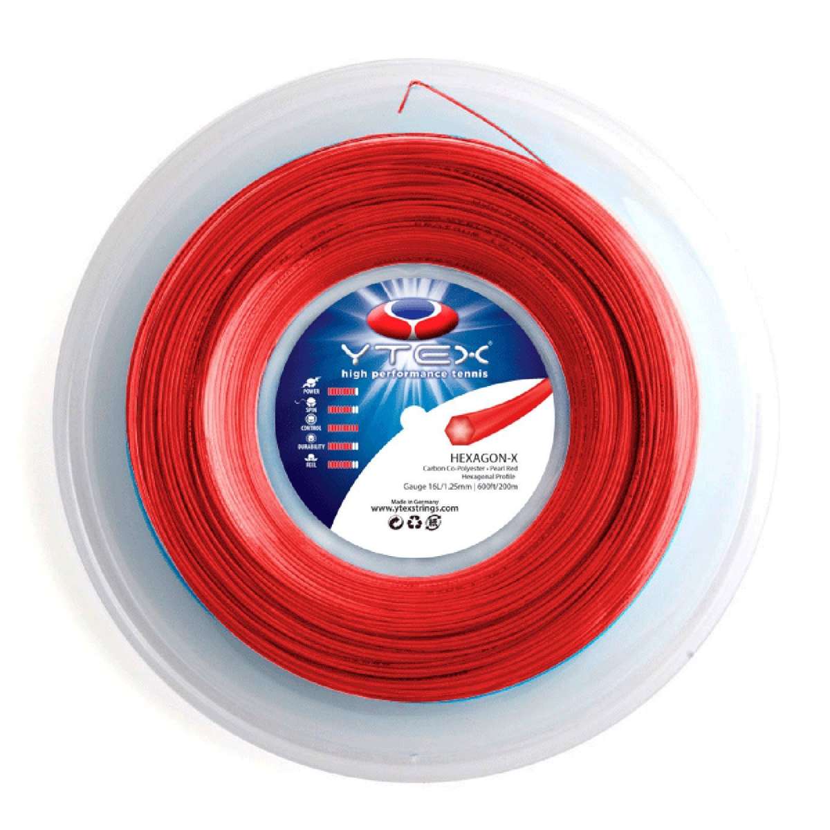 Hexagon-X Pearl Red Reel