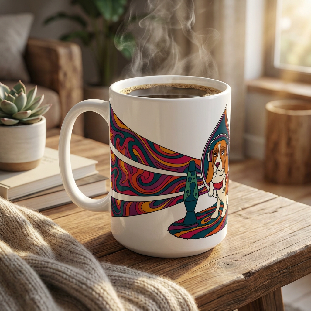Hi-Fi Hounds - Egg Chair Chill 15oz Mug