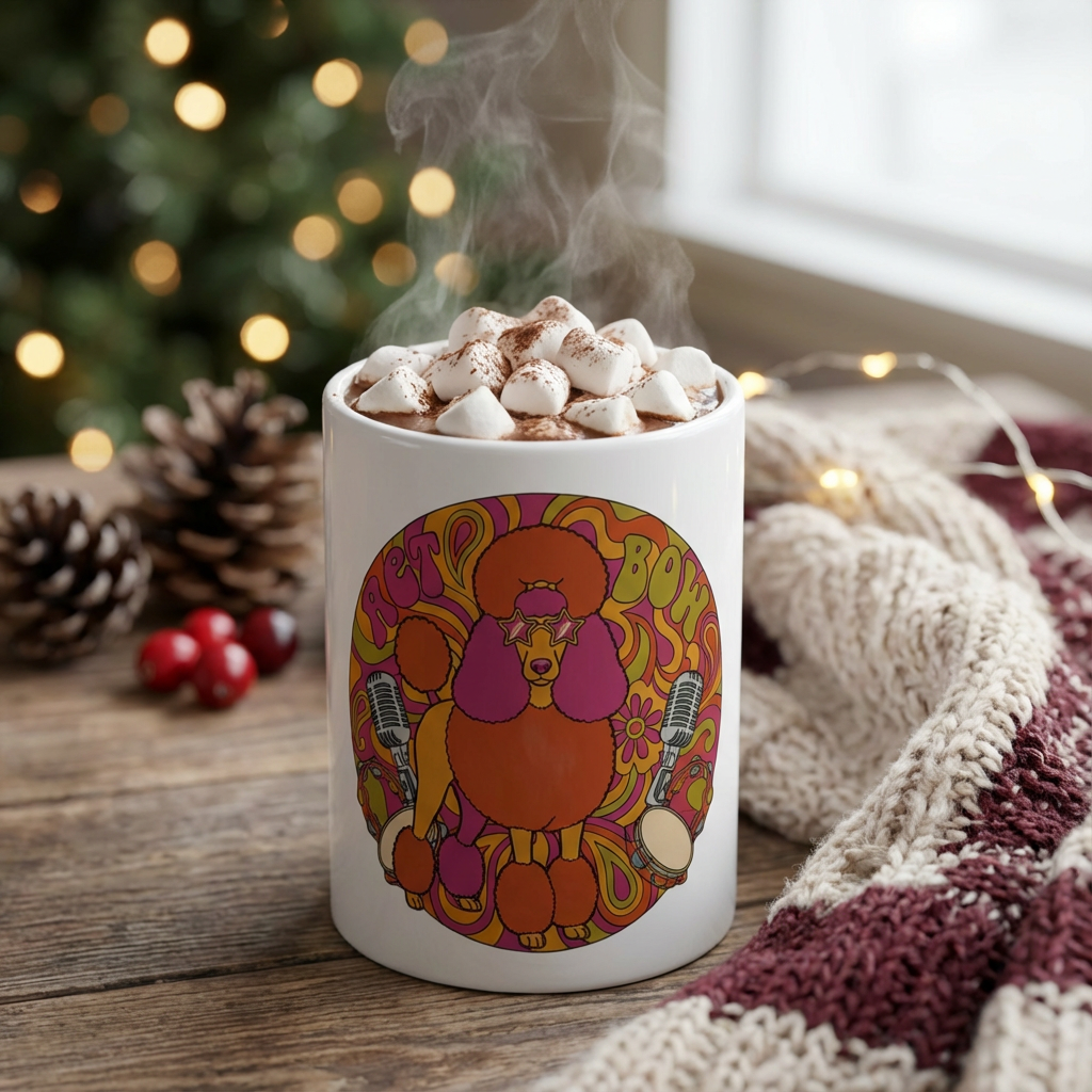 Hi-Fi Hounds - Groovy Poodle 15oz Mug