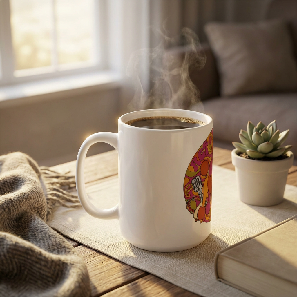 Hi-Fi Hounds - Groovy Poodle 15oz Mug