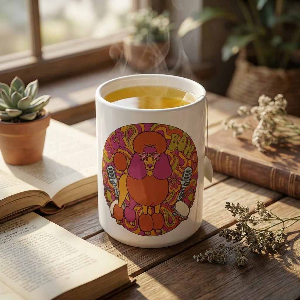 Hi-Fi Hounds - Groovy Poodle 15oz Mug