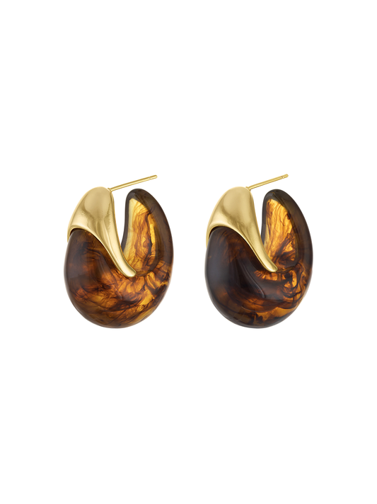 Hunter Retro Hoop Earring