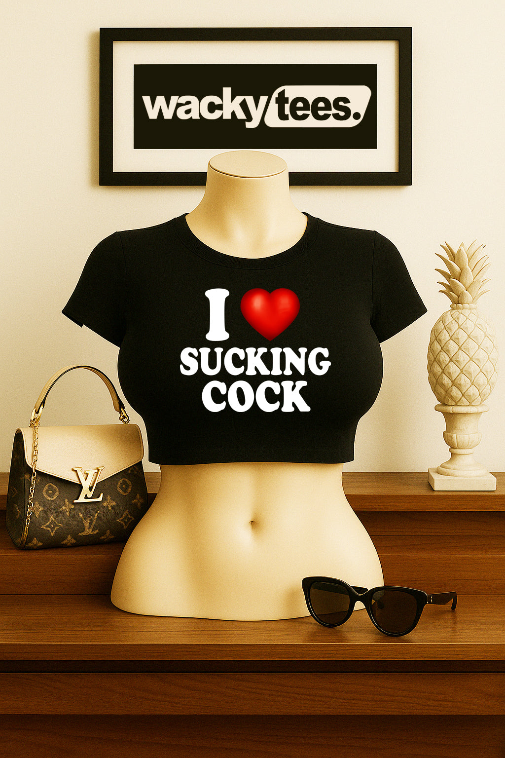 I Love Sucking Cock I Heart Funny Adult Humor Graphic Tee Shirt