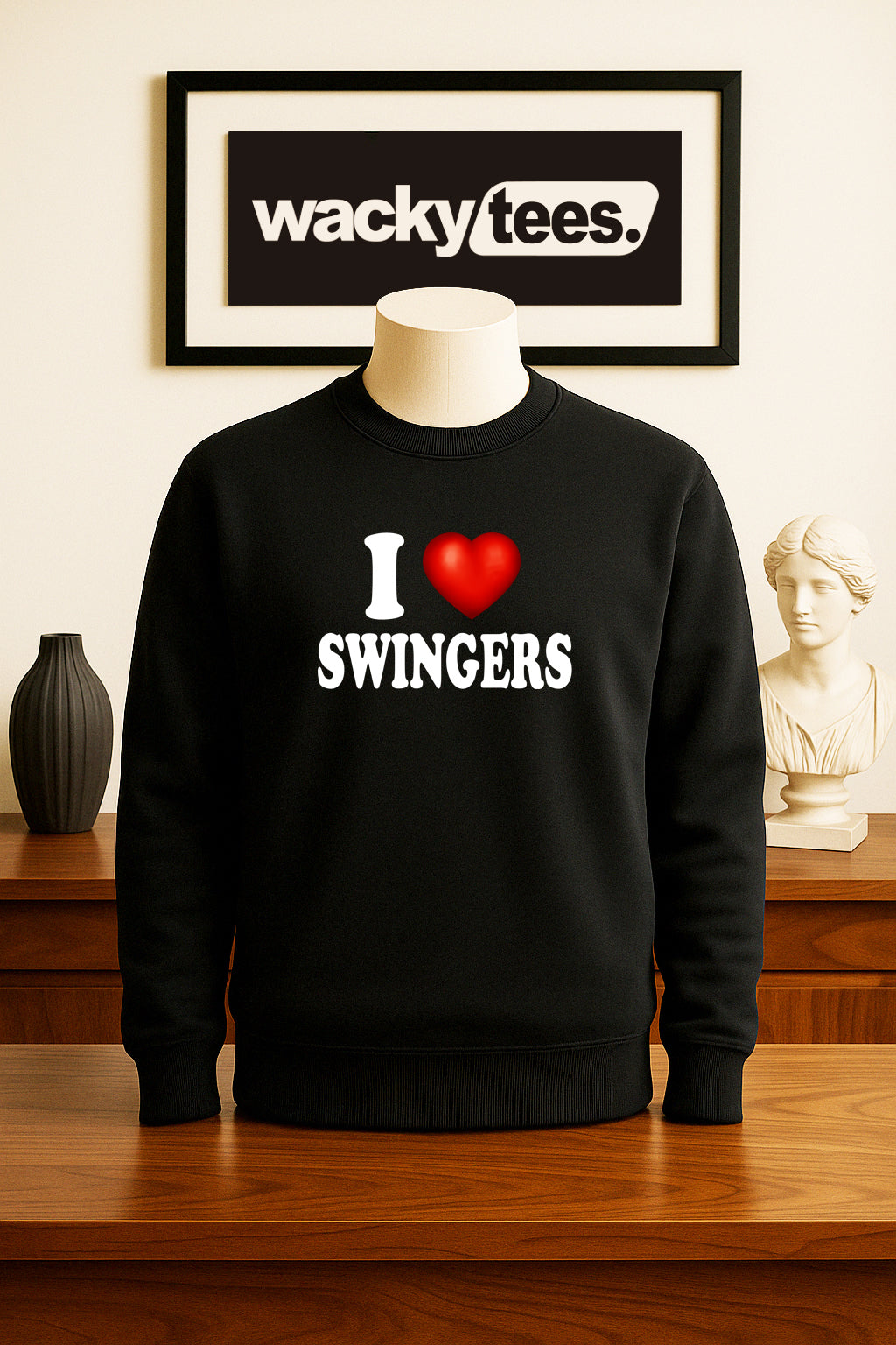 I Love Swingers I Heart Funny Adult Humor Graphic Tee Shirt