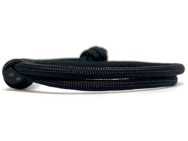 Jet Black Double Rope Bracelet
