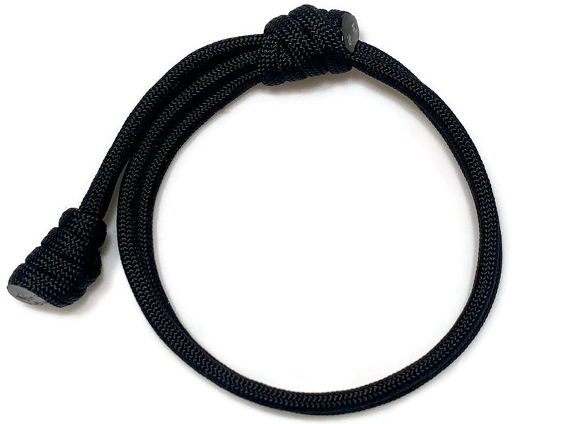 Jet Black Double Rope Bracelet