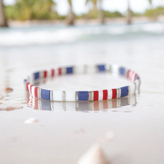 PATRIOT - Tila Bead Bracelet | Single Mack & Rex