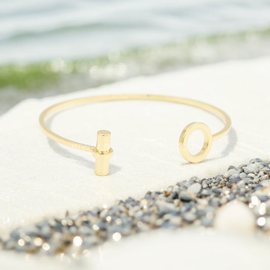 GOLDEN DELIGHT -  Gold Cuff Bracelet