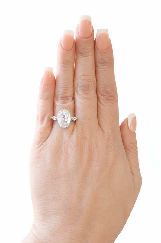 Isla Oval Marquise Ring