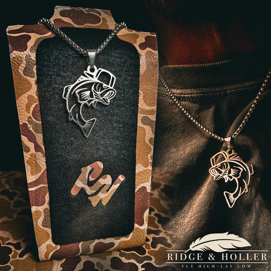 Bass- Stainless Steel Necklace and Pendant *PREORDER*