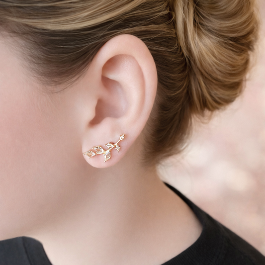 Ivy Earrings- Gold