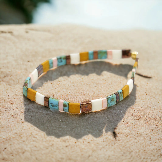 SUNDOWN - Tila Bead Bracelet | Single Mack & Rex