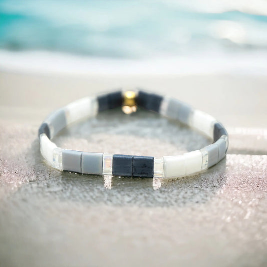 SHADOW - Tila Bead Bracelet | Single Mack & Rex