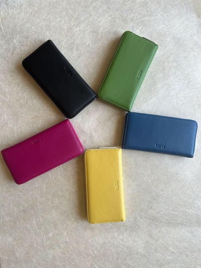 Sophia Zip-Around Leather Wallet – Travel & Everyday